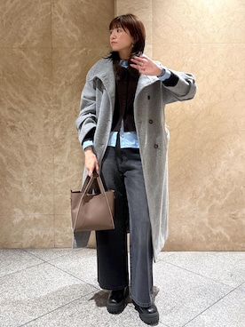 「アイテム（ブーツ）」を使った、たなかさん（レディース・163cm・30代）の冬コーディネート