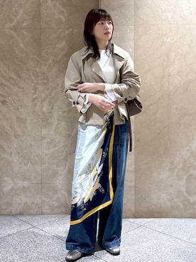 「VIS（ビス）のアイテム（バッグ）」を使った、たなかさん（レディース・163cm）の春コーディネート