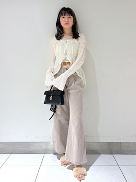 「ワンハンドル」｜「アイテム（パンツ）」を使った、たなかさん（レディース・163cm）の夏コーディネート