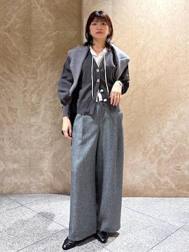 「アイテム（財布/小物）」を使った、たなかさん（レディース・163cm・30代）の秋コーディネート