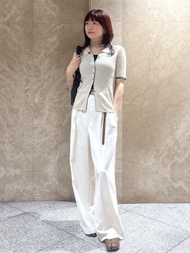 「VIS（ビス）のアイテム（アクセサリー）」を使った、たなかさん（レディース・163cm）の夏コーディネート