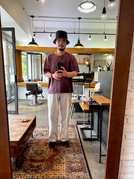 「BEAMS（ビームス）のアイテム（帽子）」を使った、cverさん（メンズ・175cm）の秋コーディネート