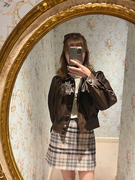 「新宿ルミネエスト」｜「アイテム（ジャケット/アウター）」を使った、épine officialさん（レディース・163cm）の秋コーディネート