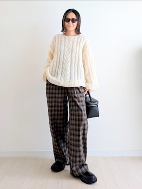 「アイテム（ブーツ）」を使った、𝕪𝕦𝕚さん（レディース・155cm・40代）の夏コーディネート