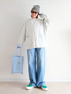 「VANS(バンズ)のアイテム」を使った、𝕪𝕦𝕚さん(レディース・155cm)の冬コーディネート