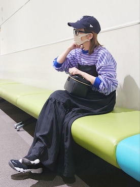 「アイテム（ワンピース/ドレス）」を使った、𝕪𝕦𝕚さん（レディース・155cm・40代）の春コーディネート