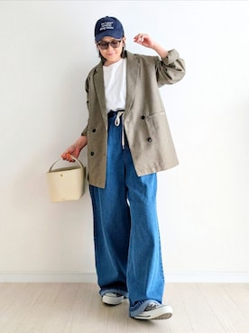 𝕪𝕦𝕚さん（レディース・155cm）の春コーディネート