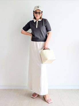 「Ch!iii BAG（チーバック）のアイテム」を使った、𝕪𝕦𝕚さん（レディース・155cm）の夏コーディネート