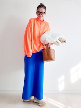 「bohmal（ボマール）のアイテム（ジャケット/アウター）」を使った、𝕪𝕦𝕚さん（レディース・155cm）の秋コーディネート