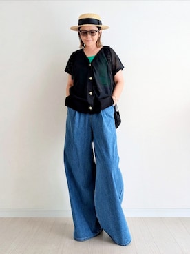 𝕪𝕦𝕚さん(レディース・155cm)の夏コーディネート