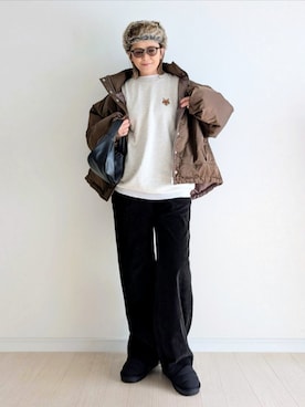 𝕪𝕦𝕚さん(レディース・155cm)の冬コーディネート