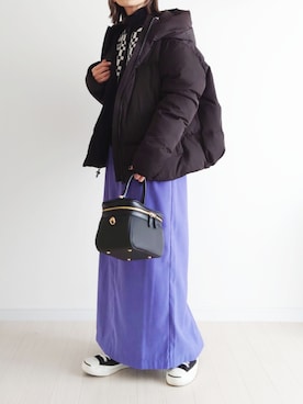 「CONVERSE（コンバース）のCONVERSE コンバース ジャック パーセル / JACK PURCEL（スニーカー）」を使った、𝕪𝕦𝕚さん（レディース・155cm）の冬コーディネート