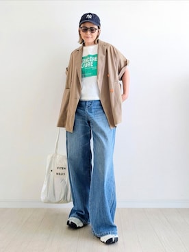 𝕪𝕦𝕚さん（レディース・155cm）の春コーディネート