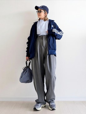 「notch.（ノッチ）のアイテム」を使った、𝕪𝕦𝕚さん（レディース・155cm）の冬コーディネート