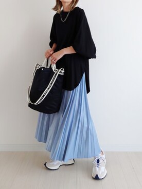 「STYLEDOOR（スタイルドア）のアイテム」を使った、𝕪𝕦𝕚さん（レディース・155cm）の夏コーディネート