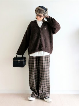 「アイテム（パンツ）」を使った、𝕪𝕦𝕚さん（レディース・155cm・40代）の秋コーディネート
