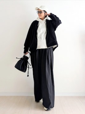 𝕪𝕦𝕚さん（骨格ウェーブ・レディース・155cm）の秋コーディネート