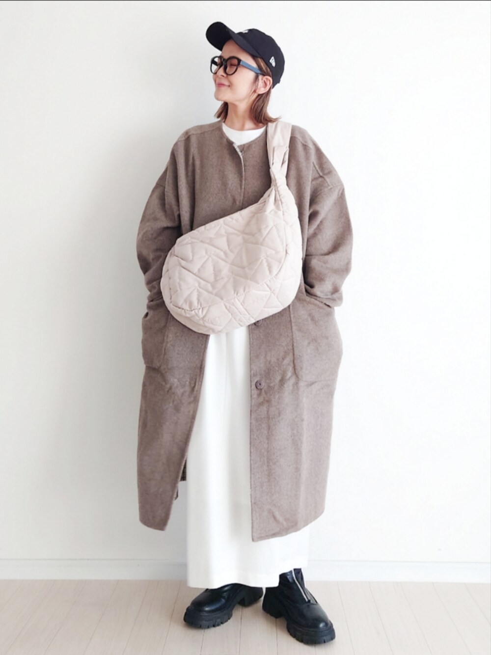 【SENSE OF PLACE】新品未使用★リバーシブルノーカラーコート ウールリバーノーカラーコート[AA07-27C101]｜URBAN RESEARCH