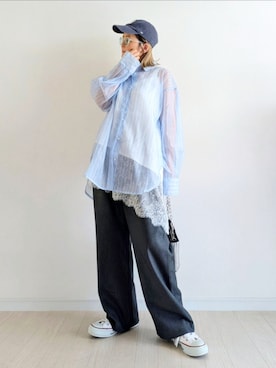 𝕪𝕦𝕚さん（レディース・155cm）の春コーディネート