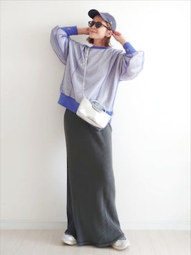 「アイテム（帽子）」を使った、𝕪𝕦𝕚さん（レディース・155cm・40代）の秋コーディネート