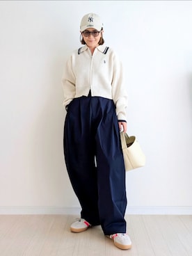 「アイテム（ハンドバッグ）」を使った、𝕪𝕦𝕚さん（レディース・155cm）の秋コーディネート