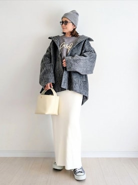 「アイテム（ハンドバッグ）」を使った、𝕪𝕦𝕚さん（レディース・155cm）の秋コーディネート