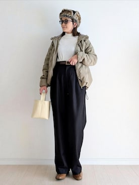 「アイテム（その他アウター）」を使った、𝕪𝕦𝕚さん（レディース・155cm）の秋コーディネート