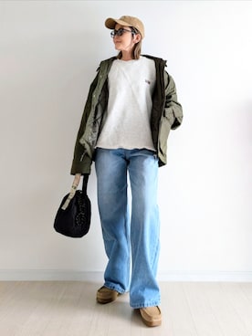 𝕪𝕦𝕚さん（レディース・155cm）の冬コーディネート