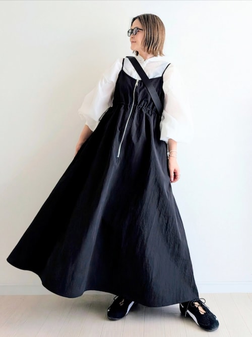 ワンピース　チャームセット axes femme kawaii / ベリーズピクニックワンピース 黒 Y-25-07