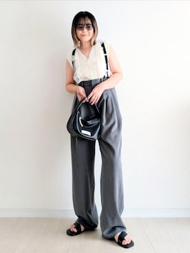 「CIAOPANIC（チャオパニック）のアイテム」を使った、𝕪𝕦𝕚さん（レディース・155cm）の夏コーディネート