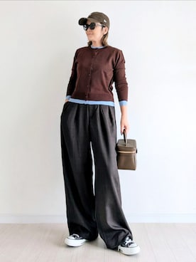 「tiptop（ティップトップ）のアイテム」を使った、𝕪𝕦𝕚さん（レディース・155cm）の夏コーディネート