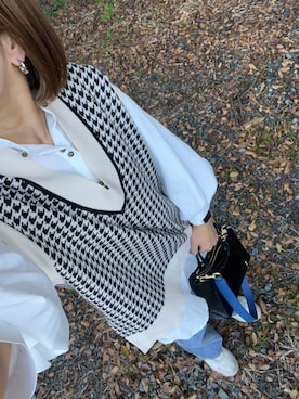 「MARC JACOBS（マークジェイコブス）のアイテム（トートバッグ）」を使った、mamena♪さん（レディース・163cm）の秋コーディネート