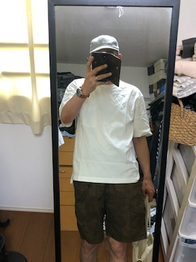 「STETSON（ステットソン）のアイテム（キャップ）」を使った、massanさん（メンズ・188cm）の夏コーディネート