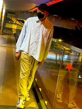 「streetsnap」｜Chan CheeHongさん（メンズ・180cm）の春コーディネート