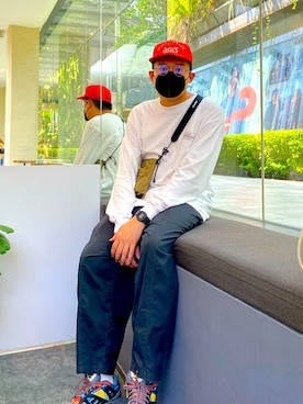 Chan CheeHongさん(メンズ・180cm)の春コーディネート