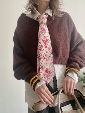 「アイテム（フォーマルスーツ/小物）」を使った、saraさん（レディース・156cm）の秋コーディネート