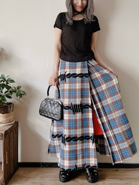 「PRADA（プラダ）のアイテム」を使った、saraさん（レディース・156cm）の夏コーディネート