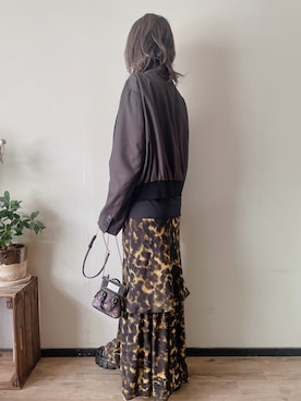 「アイテム（その他アウター）」を使った、saraさん（レディース・156cm）の秋コーディネート