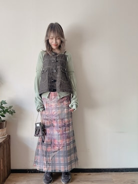 saraさん（レディース・156cm）の春コーディネート