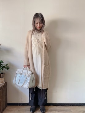 saraさん（レディース・156cm）の冬コーディネート