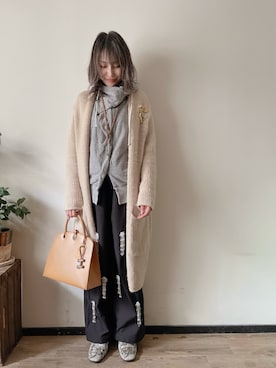 saraさん（レディース・156cm）の冬コーディネート