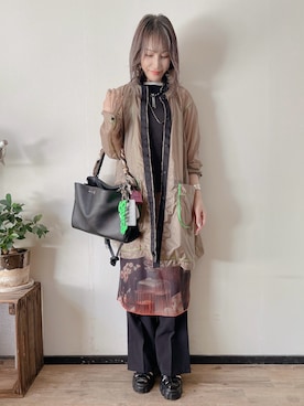 「アイテム（財布/小物）」を使った、saraさん（レディース・156cm）の秋コーディネート
