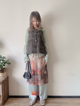 saraさん（レディース・156cm）の春コーディネート