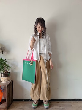 「chuclla（チュクラ）のアイテム」を使った、saraさん（レディース・156cm）の秋コーディネート