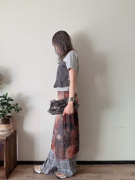 「TOGA(トーガ)のアイテム」を使った、saraさん(レディース・156cm)の夏コーディネート