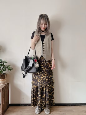 「DISCOAT（ディスコート）のアイテム」を使った、saraさん（レディース・156cm）の夏コーディネート