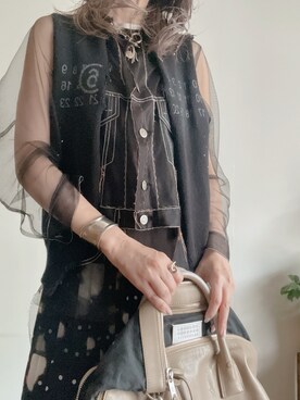 「Maison MIHARA YASUHIRO（メゾンミハラヤスヒロ）のアイテム」を使った、saraさん（レディース・156cm）の春コーディネート