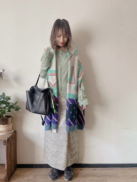 「アイテム（財布/小物）」を使った、saraさん（レディース・156cm）の秋コーディネート