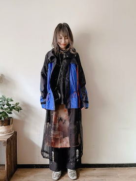 「no brand（ノーブランド）のアイテム（アクセサリー）」を使った、saraさん（レディース・156cm）の冬コーディネート