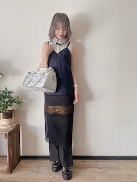 「PAGEBOY（ページボーイ）のアイテム」を使った、saraさん（レディース・156cm）の夏コーディネート